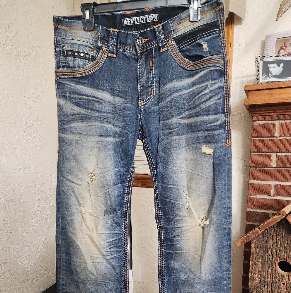 MENS AFFLICTION JEANS